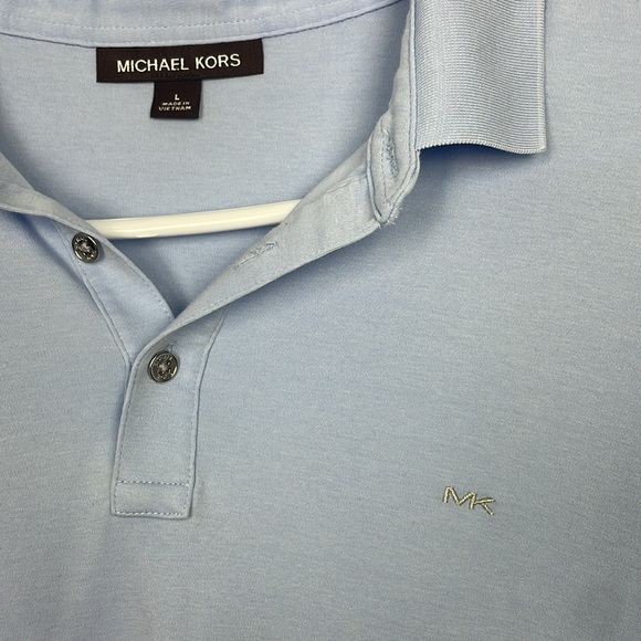 Michael Kors men’s L cotton polo career professional academia luxury golf - Picture 4 of 5